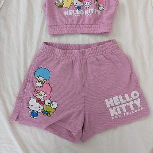 SOLD - Hello Kitty and Friends Pink Shorts